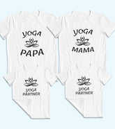 Yoga Family Unisex Half Sleeve T-Shirts (Pack of 4)
